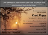 eine Anzeige